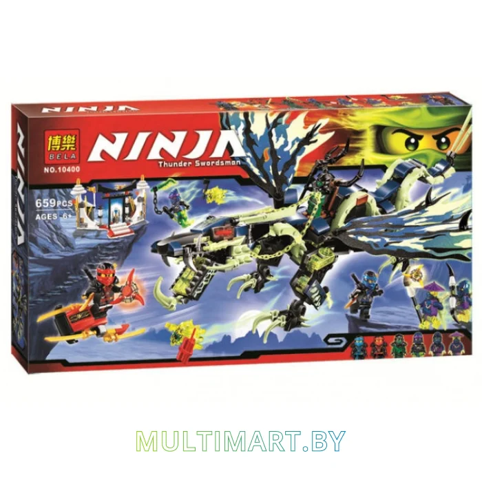 Конструктор Bela Ninja (Ниндзя) Атака Дракона Морро (10400)